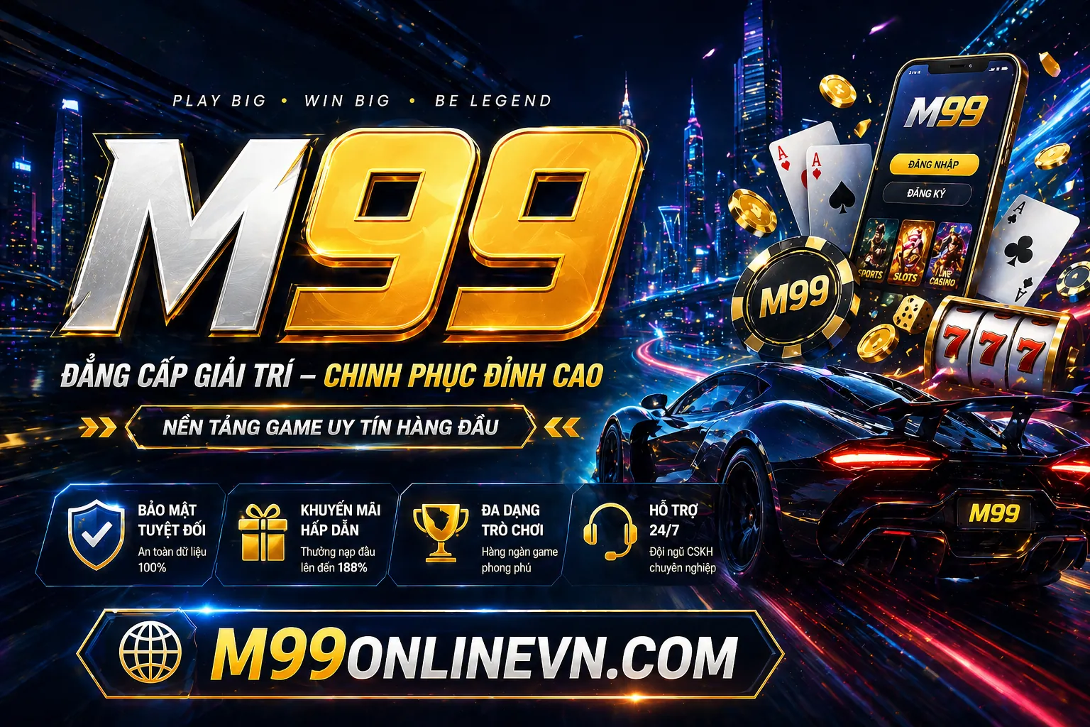Hình ảnh game nổ hũ sôi động tại 168vn chính thức, với biểu tượng jackpot lớn và hiệu ứng ánh sáng xanh vàng